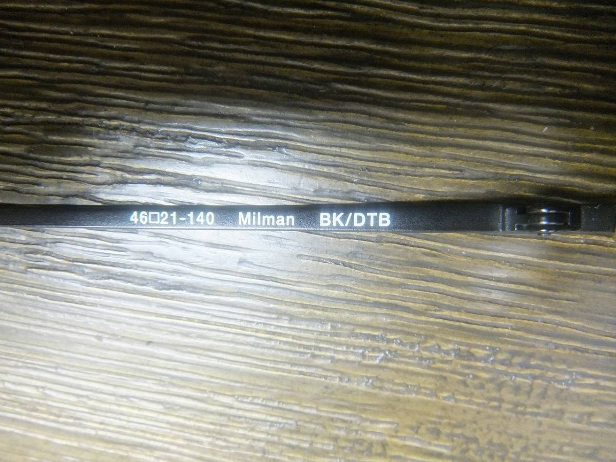 希少 正規 美品 OLIVER PEOPLES オリバーピープルズ Milman BK/DTB 