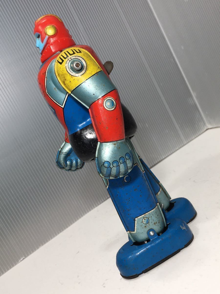 古い ブリキ ロボット ブルマァク 検索) UFO戦士ダイアポロン ゼンマイ 