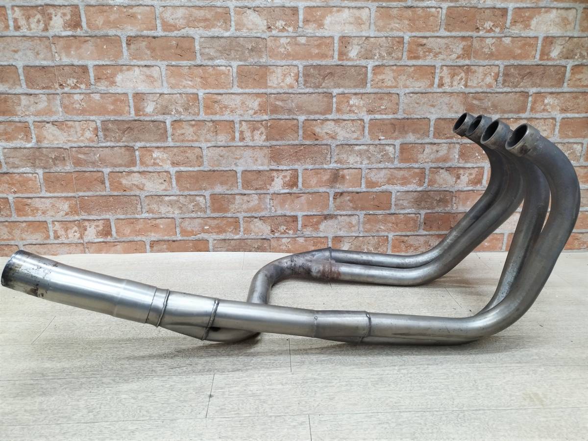 GPZ900R ステンレス エキパイ ＆ 中間パイプ 57mm 集合 マフラー