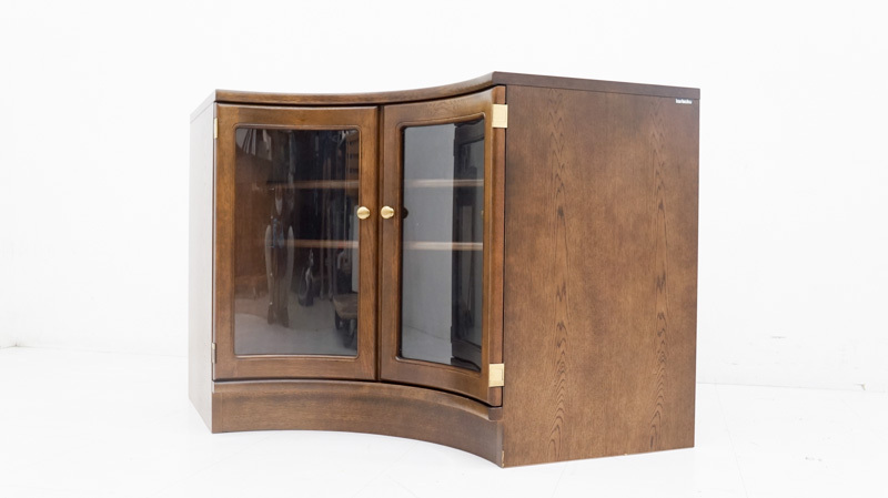 karimoku テレビ台 コーナー ボード ガラス キャビネット 【公式通販】