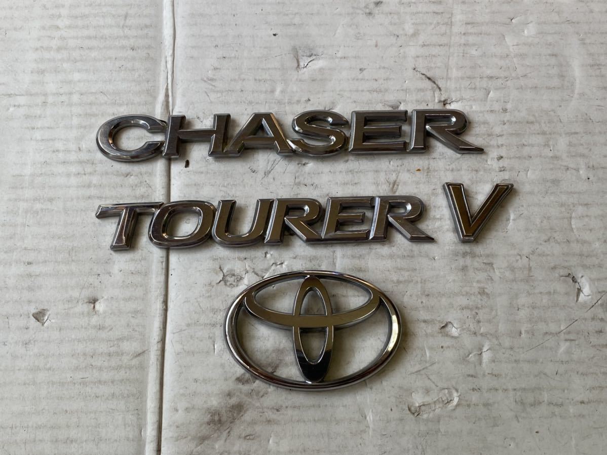 チェイサー ツアラーV エンブレム トランク tourer v jzx100（トヨタ  
