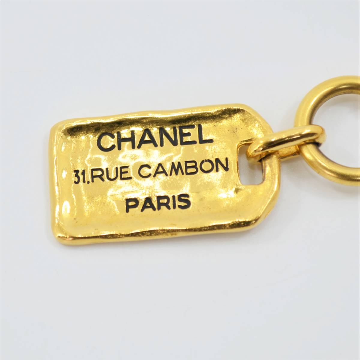 正規品】 CHANEL シャネル カンボンプレート ロング ネックレス 