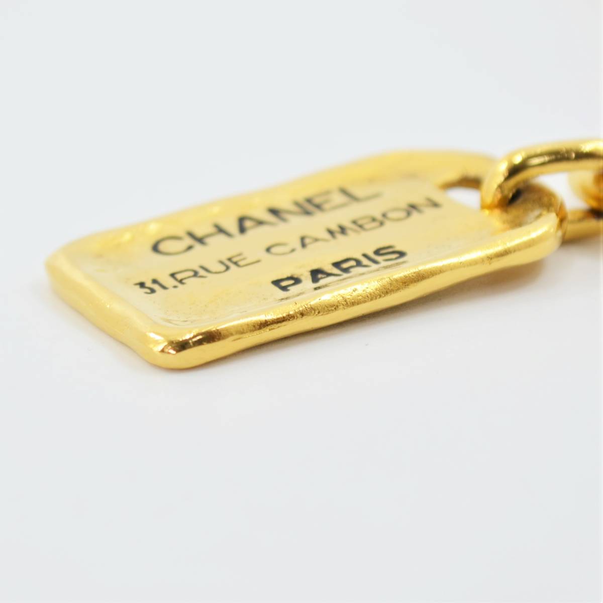 S 1円スタート CHANEL シャネル CAMBON カンボン プレートトップ 