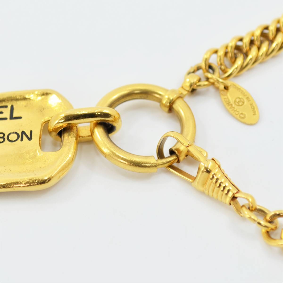 S 1円スタート CHANEL シャネル CAMBON カンボン プレートトップ 
