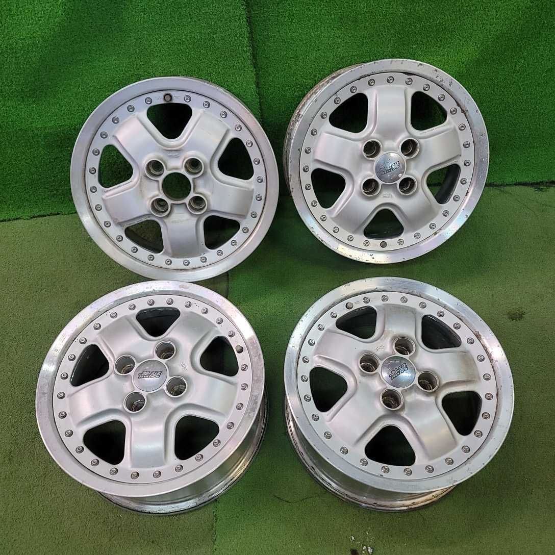 ☆送料無料 鍛造 2ピース 無限 M-2☆6JJ×14 OFF+45 PCD100-4H ハブ径 