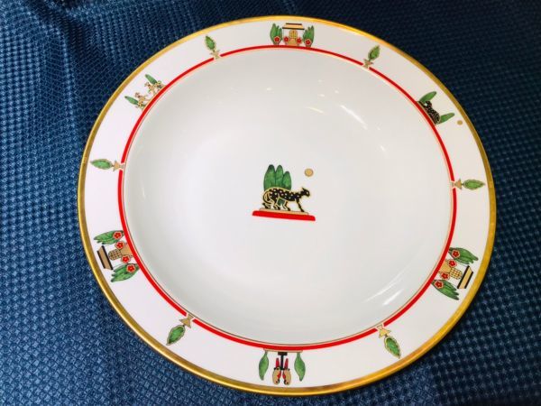 カルティエ　皿 ktc04▽CARTIER カルティエ 食器 陶器製 プレート お皿 深皿 6枚セット