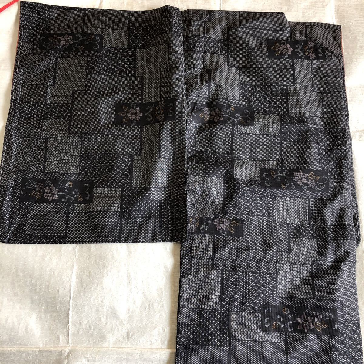 大島紬着物 しつけ付き 着物 正絹 しつけ付き 紬 新品 蘇轍の
