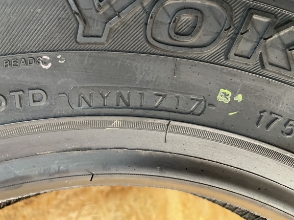 新品 YOKOHAMA GEOLANDAR A/T-S 175/80R15 15インチ 夏タイヤ 4本 2017