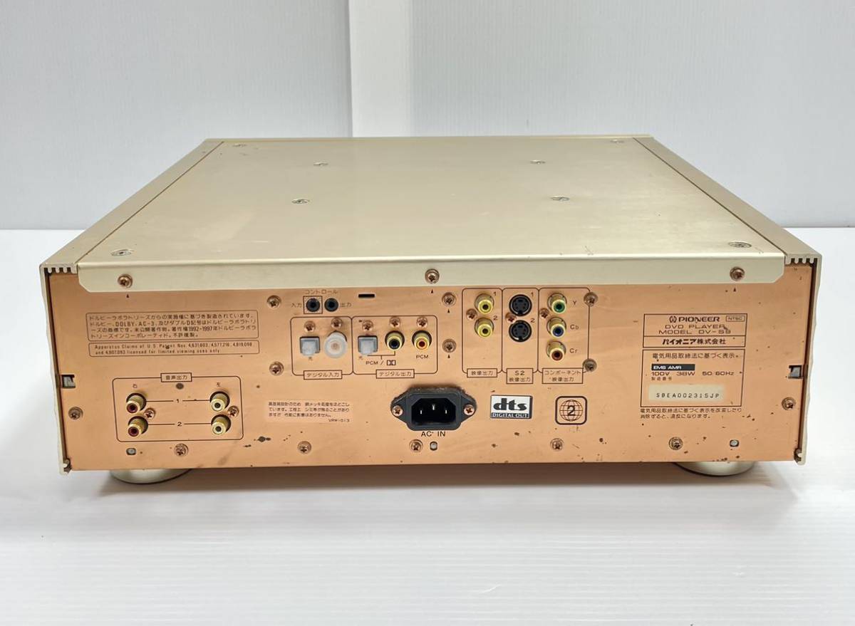 パイオニア Pioneer DV-S9 DVD プレイヤー リモコン コード付き 音響