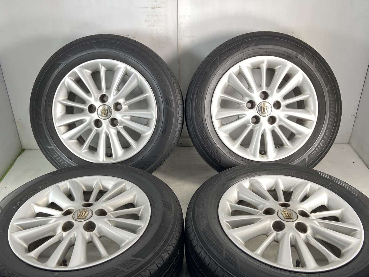 人気，人気セール タイヤ サマータイヤ ホイールセット 4本セット 215/60R16 トヨタ純正 クラウン 16x7.0 50 114.3-5穴 ブリヂストン レグノ GR-XI(ラジアルタイヤ)｜売買されたオークション情報、yahooの商品情報をアー 5穴