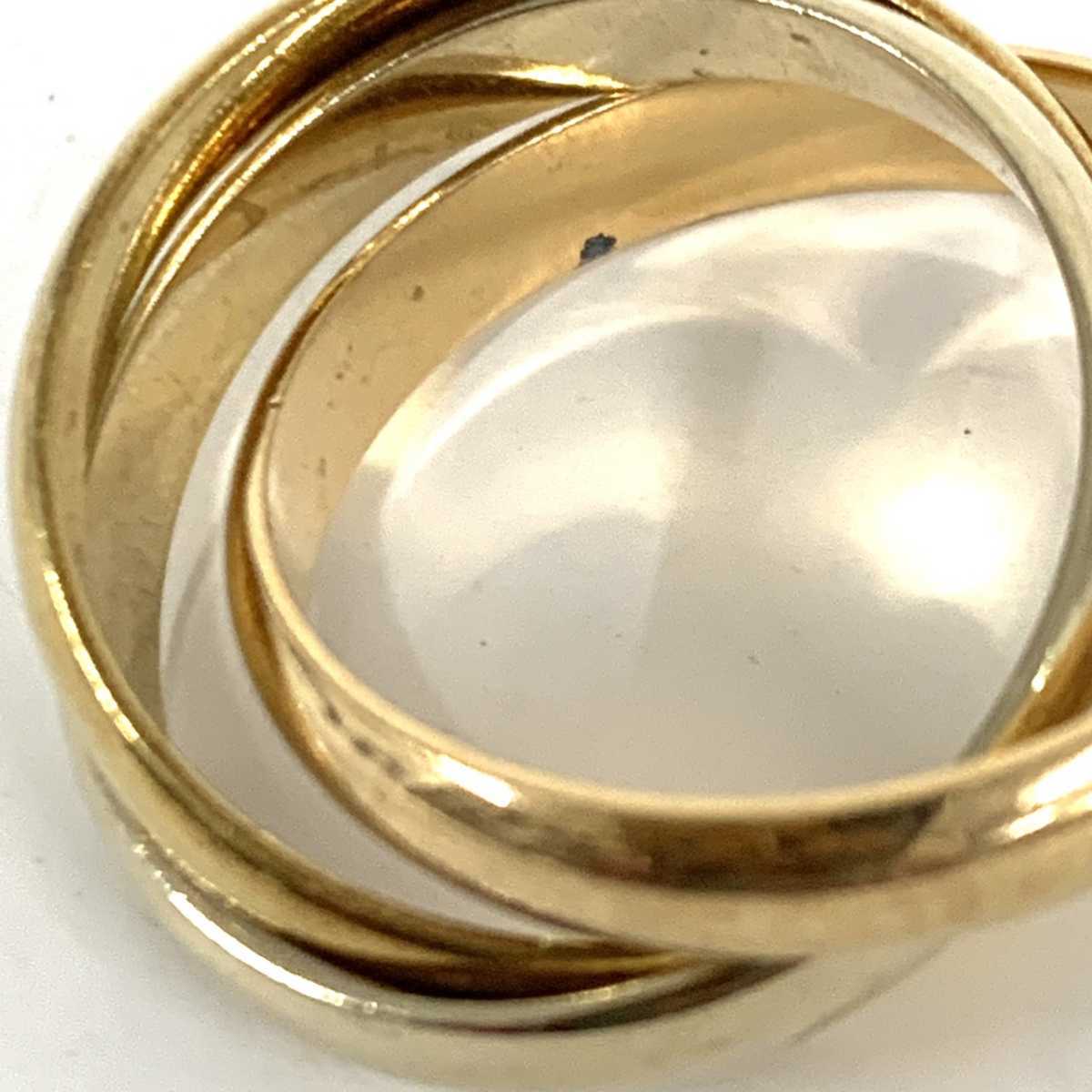 カルティエ リング トリニティリング CARTIER トリニティ ゴールド 18 