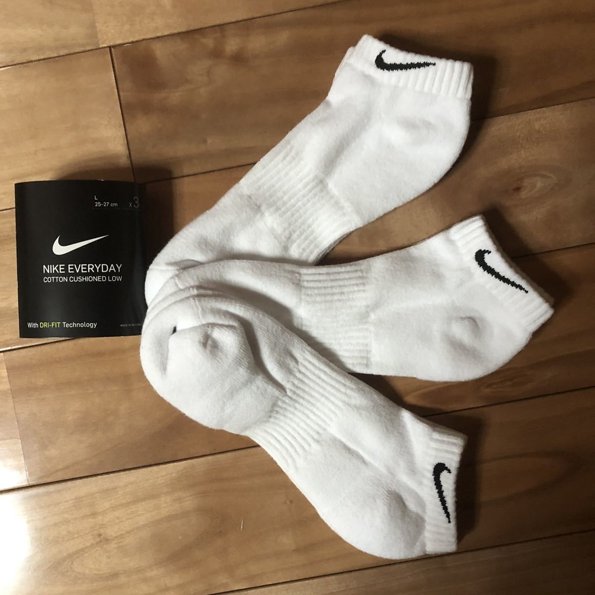 ナイキ メンズくるぶしソックス L 3足 白 25 27cm ショートソックス 売買されたオークション情報 Yahooの商品情報をアーカイブ公開 オークファン Aucfan Com