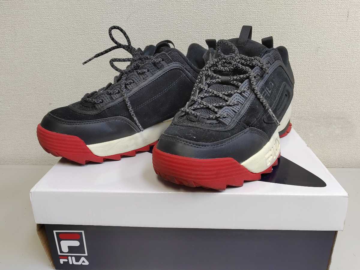 Filaフィラ 24カラッツ Disruptor 24karats スニーカー F0297 ブラック 27 0cm メンズ 男性用 売買されたオークション情報 Yahooの商品情報をアーカイブ公開 オークファン Aucfan Com