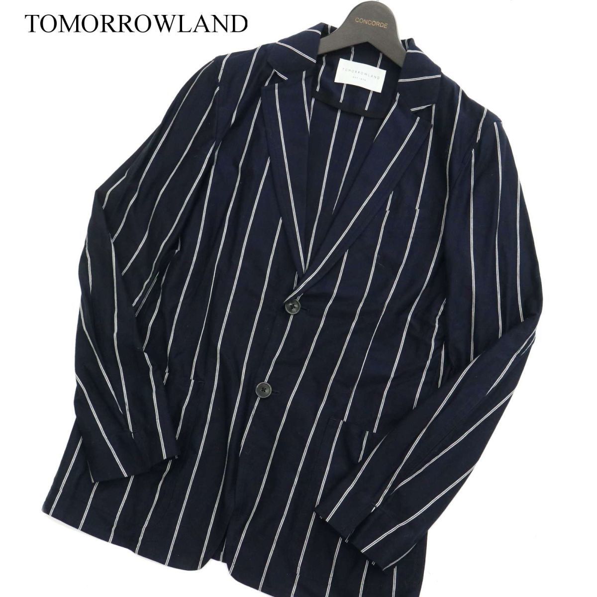 TOMORROWLAND トゥモローランド 春夏 ストライプ☆ 2B アンコン 