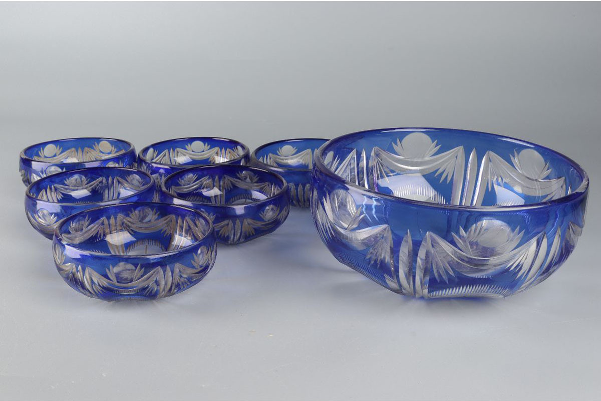 ラリック LALIQUE 高級クリスタルコンポート ノジャン Nogent