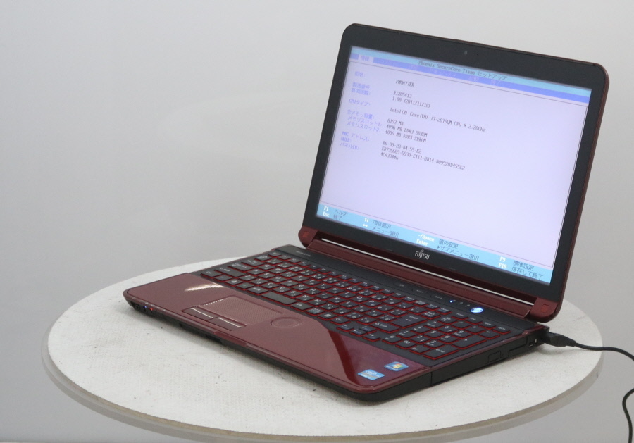 FUJITSU FMVA77ER LIFEBOOK AH77/E Core i7-2670QM 2.20GHz 8GB 750GB