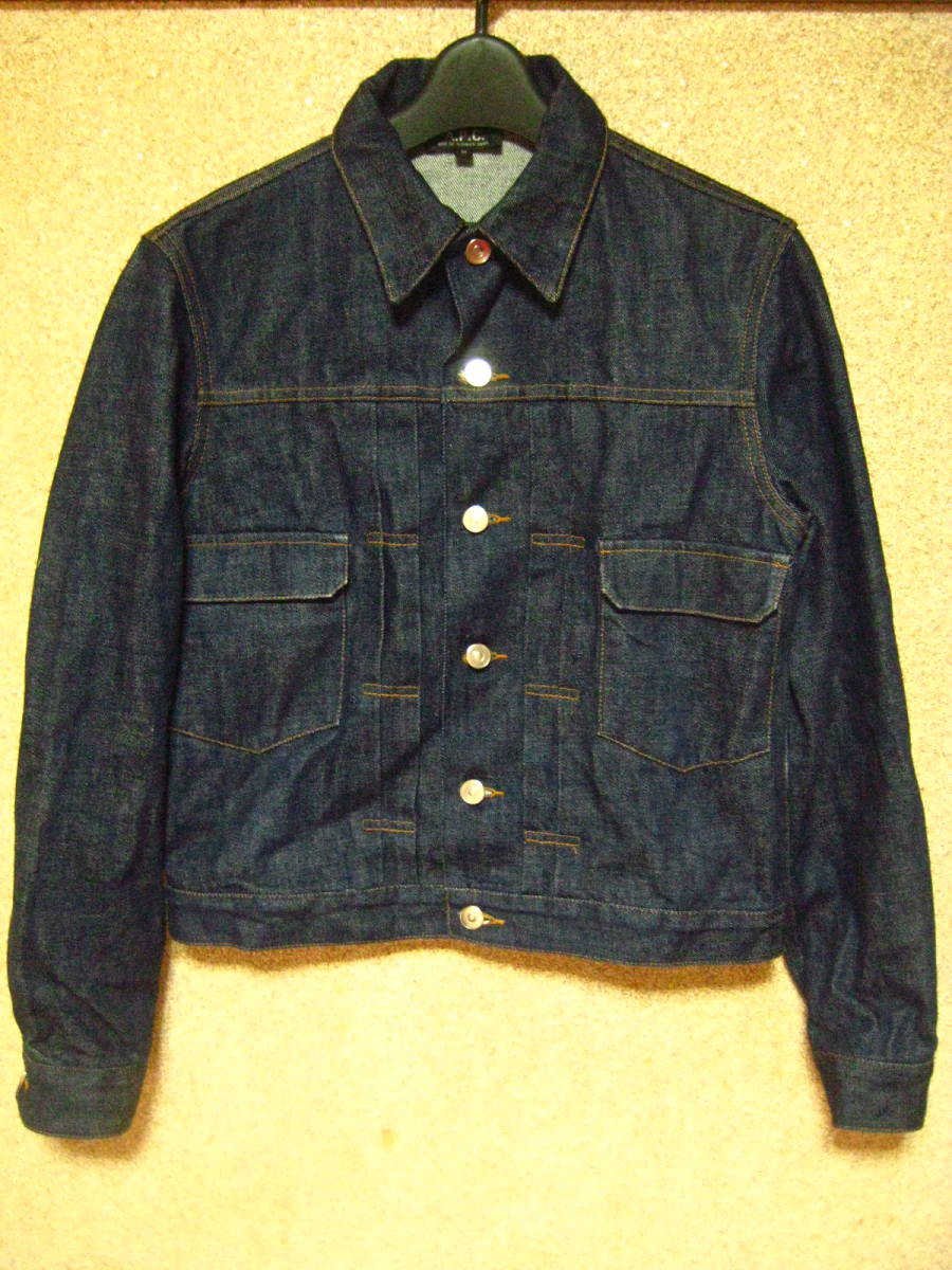 ☆濃紺衝撃格好良い！日本製A.P.C. デニムジャケット セカンドモデル
