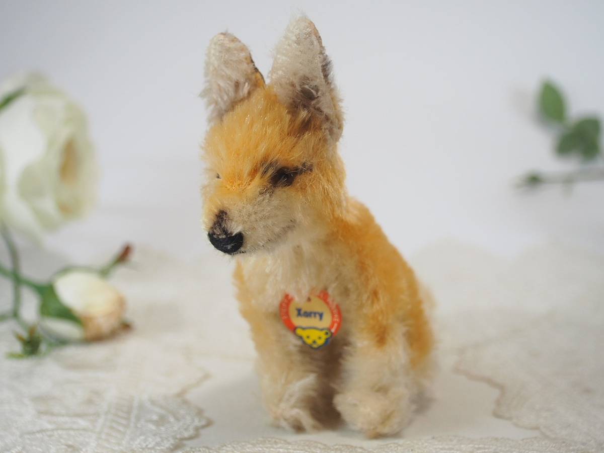 ビンテージ　シュタイフ　xorry 砂漠きつね　　desert fox キツネ シュタイフ社 きつね steiff xorry 送料無料☆シュタイフ☆Desert Fox