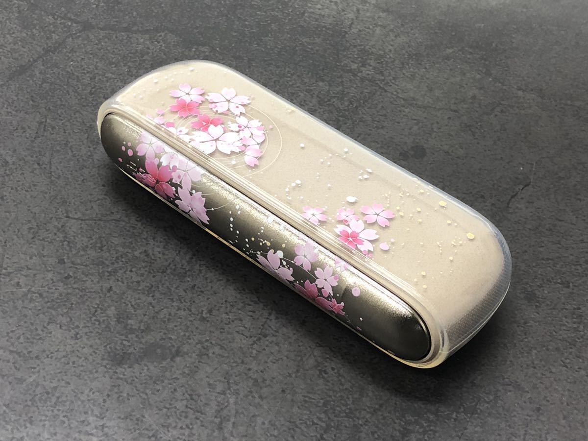 iqos iluma アイコス イルマ ドアカバー クリアケース セット 和柄 桜 