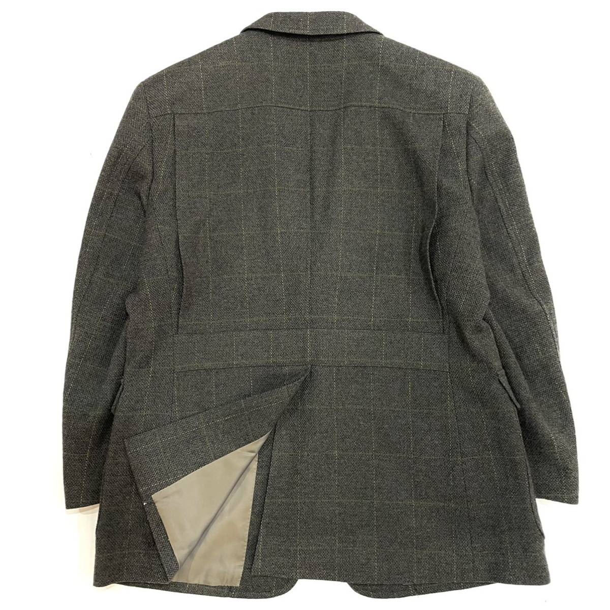 極美品!!三陽商会!BURBERRY バーバリー ロンドン カシミヤ混 ツイード