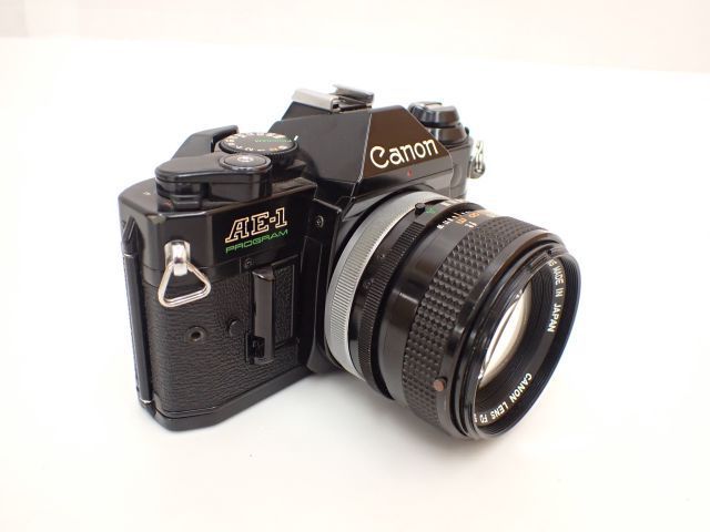 Canon キヤノン フィルム一眼レフカメラ AE-1 Program ブラックボディ +単焦点レンズ FD 50mm F1.4 S.S.C セット (1) □ 6538F-2 AE-1 Canon キヤノン ⁄SIGMA_HIGHSPEED セット Tamr