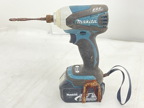  U340-N23-720 makita マキタ TD144D 18V 充電式インパクトドライバー バッテリー BL1830 現状品②(本体)｜売買されたオークション情報、yahooの商品情報をアーカイブ公開 - オークファン インパクトドライバ