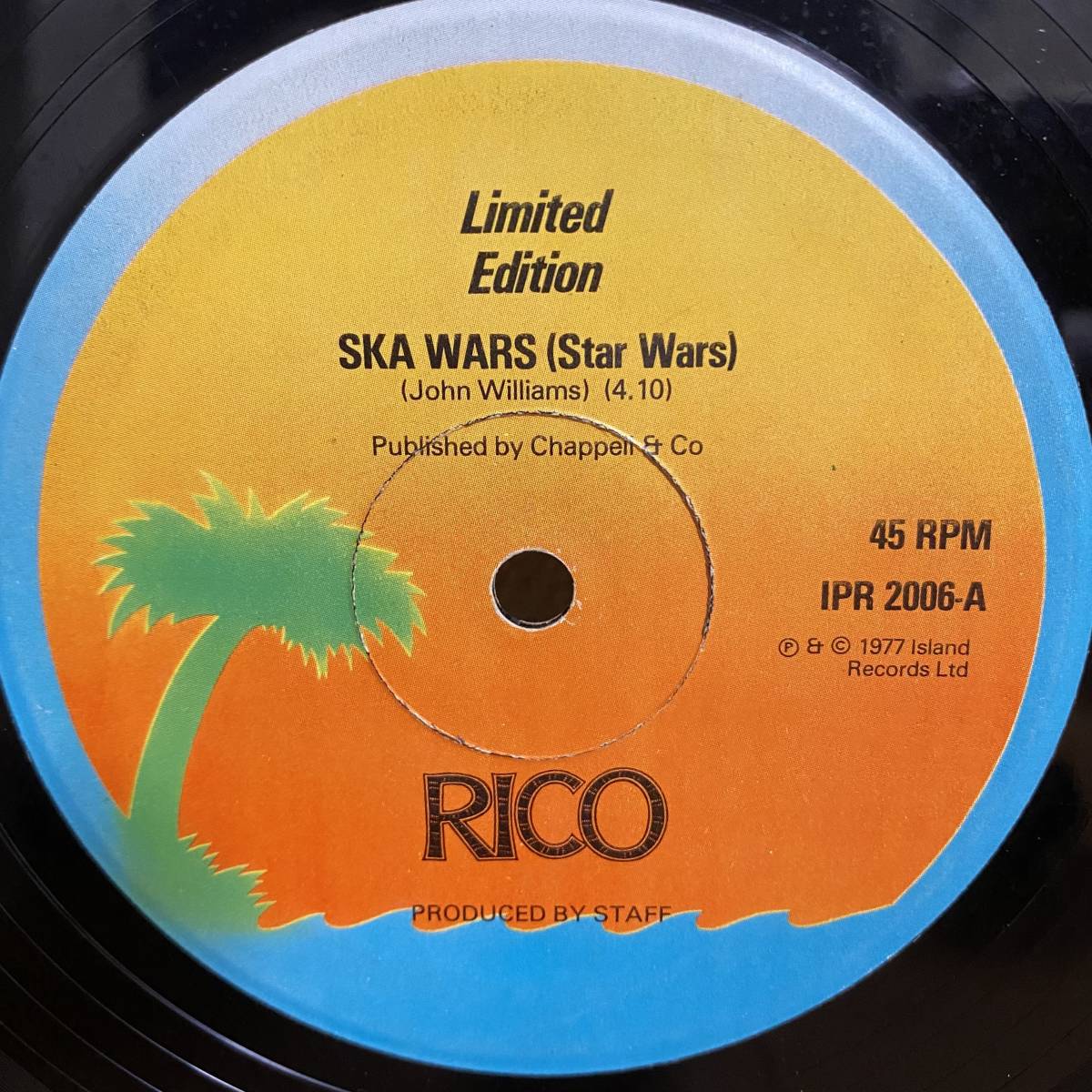 品質保証，大人気 12inchシングルUK盤 SKA WARS STAR WARS /RICO ISLAND 1977年(レゲエ)｜売買されたオークション情報、yahooの商品情報をアーカイブ公開 - オークファン レゲエ