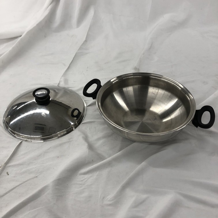 【1436814】Amway Queen 両手鍋　中古品　付属品なし