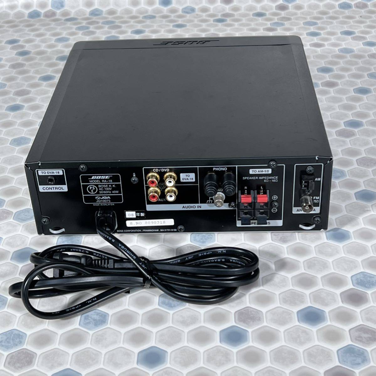 オーディオ機器 BOSE RA-18 RECEIVER チューナーアンプ no.64