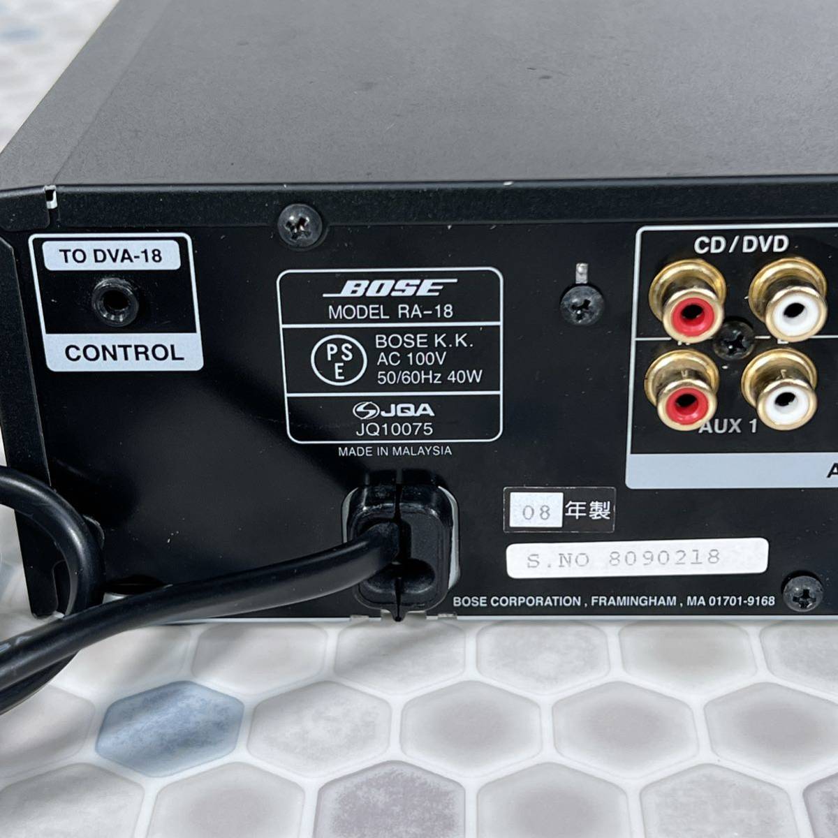 BOSE RA-18 RECEIVER チューナーアンプ no.65 【公式通販】