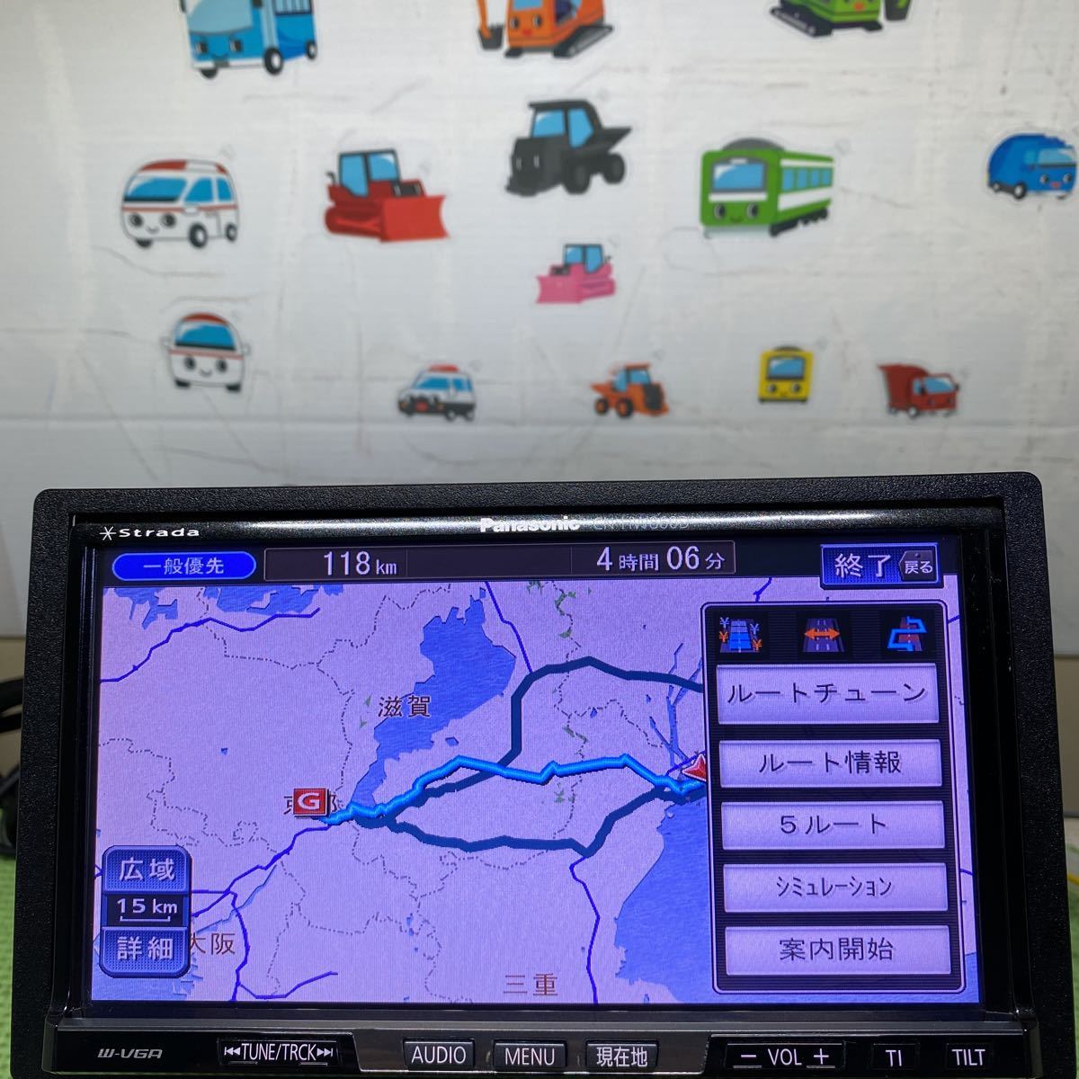 パナソニック ストラーダ7型HDDナビ☆CN-HW860D☆CD/DVD/4×4フルセグ地