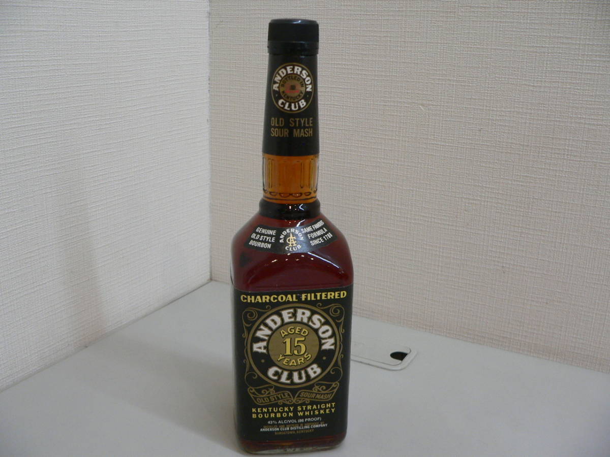 15847○ANDERSON CLUB アンダーソンクラブ BOURBON バーボンウイスキー