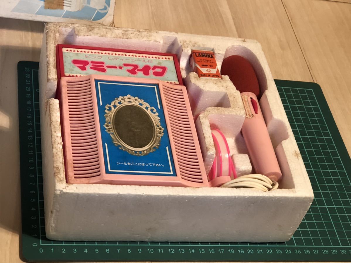 新品 未使用 当時物 アサヒ玩具 ピンクレディ Pink Lady マミー マイク