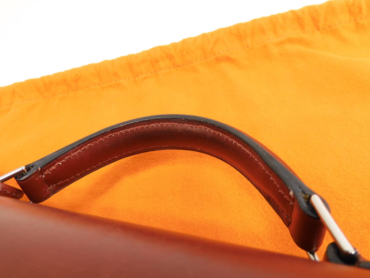 エルメス ケリーデペッシュ38 カーフ赤茶 シルバー金具 ブリーフケース@□E エルメス HERMES ケリーデペッシュ38 HERMES(エルメス)&frasl;ケリー・デペッシュ38&frasl;ボックスカーフ×ルージュ ボックス 最新価格相場