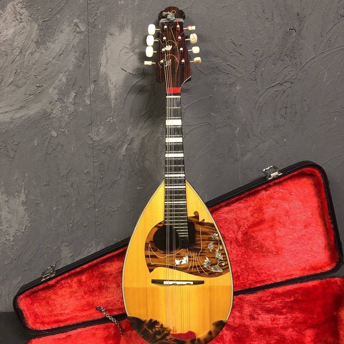 (Ia-1 Mi) RAFFAELE CALACE & FIGLIO NAPOLI TYPE 15 マンドリン ラファエレ Anno 1994(BST14) Calace Raffaele Mandolin stream available sale