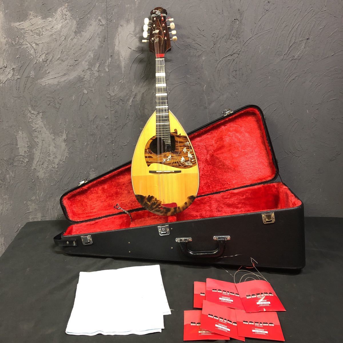 (Ia-1 Mi) RAFFAELE CALACE & FIGLIO NAPOLI TYPE 15 マンドリン ラファエレ Anno 1994(BST14) Calace Raffaele Mandolin stream available sale
