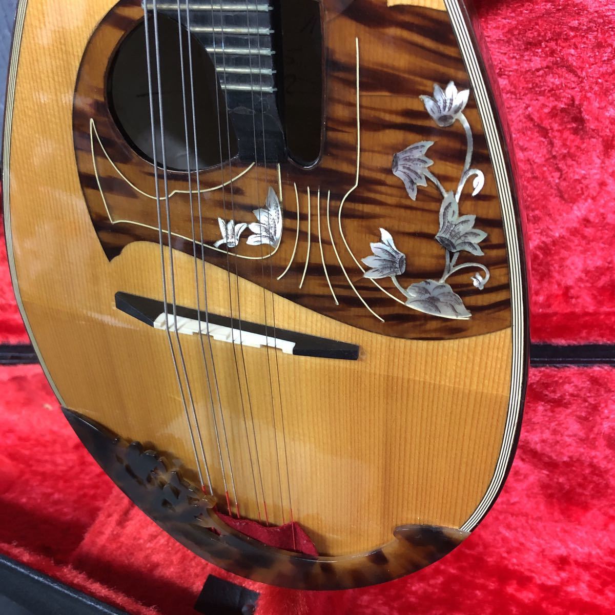 (Ia-1 Mi) RAFFAELE CALACE & FIGLIO NAPOLI TYPE 15 マンドリン ラファエレ Anno 1994(BST14) Calace Raffaele Mandolin stream available sale
