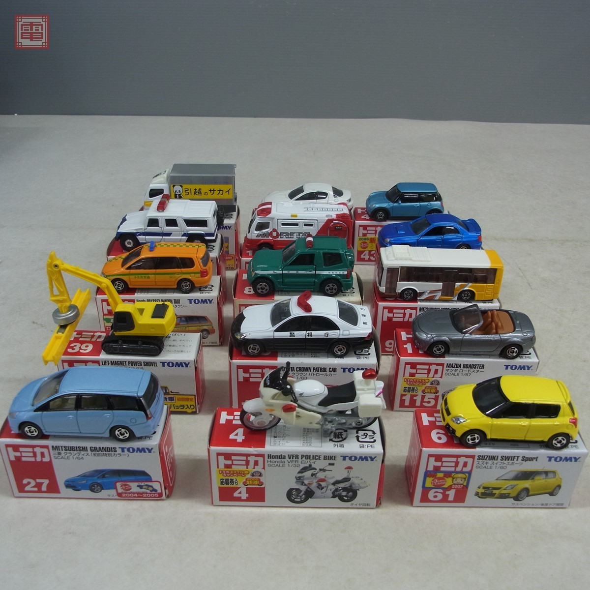  トミカ マツダ ロードスター/ミニクーパー/トヨタ クラウン パトロールカー/白バイ 等 新車シール付 計15台set トミー 赤箱 青ロゴ 10(乗用車)｜売買されたオークション情報、yahooの商品情報を 乗用車