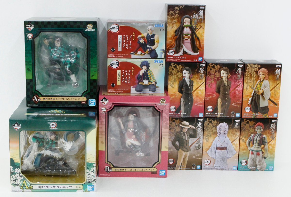 中古・未開封品】 鬼滅の刃 プライズ 一番くじ フィギュア 詰め合わせ