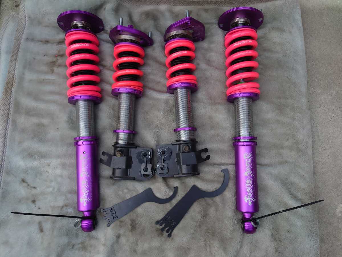  状態良好 326power S14/S15/C35 チャクリキDAMPER 32K 26K シルビア ローレル(サスペンションキット（一式）)｜売買されたオークション情報、yahooの商品情報をアーカイブ公開 - オークファン サスペンションキット（一式）