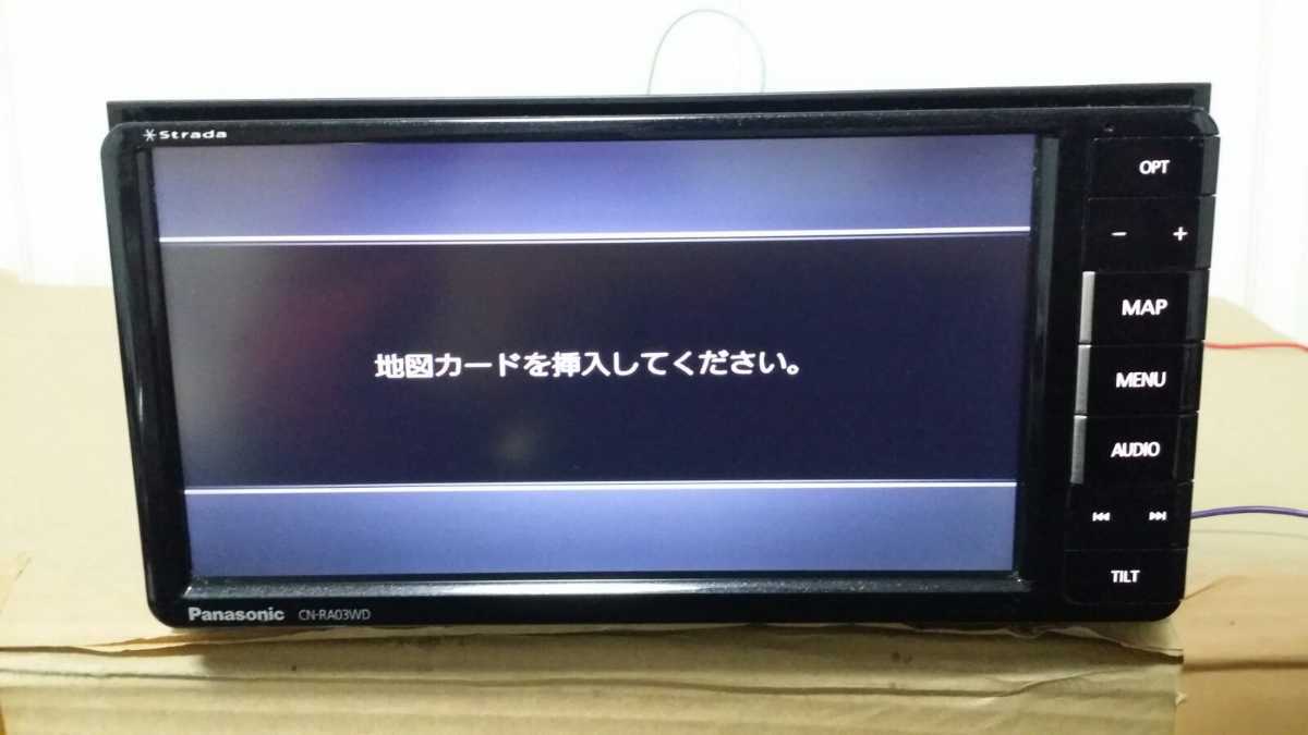 Panasonic CN-Ra03wd/動作確認済み CN-RA03WD Panasonic Strada 地図