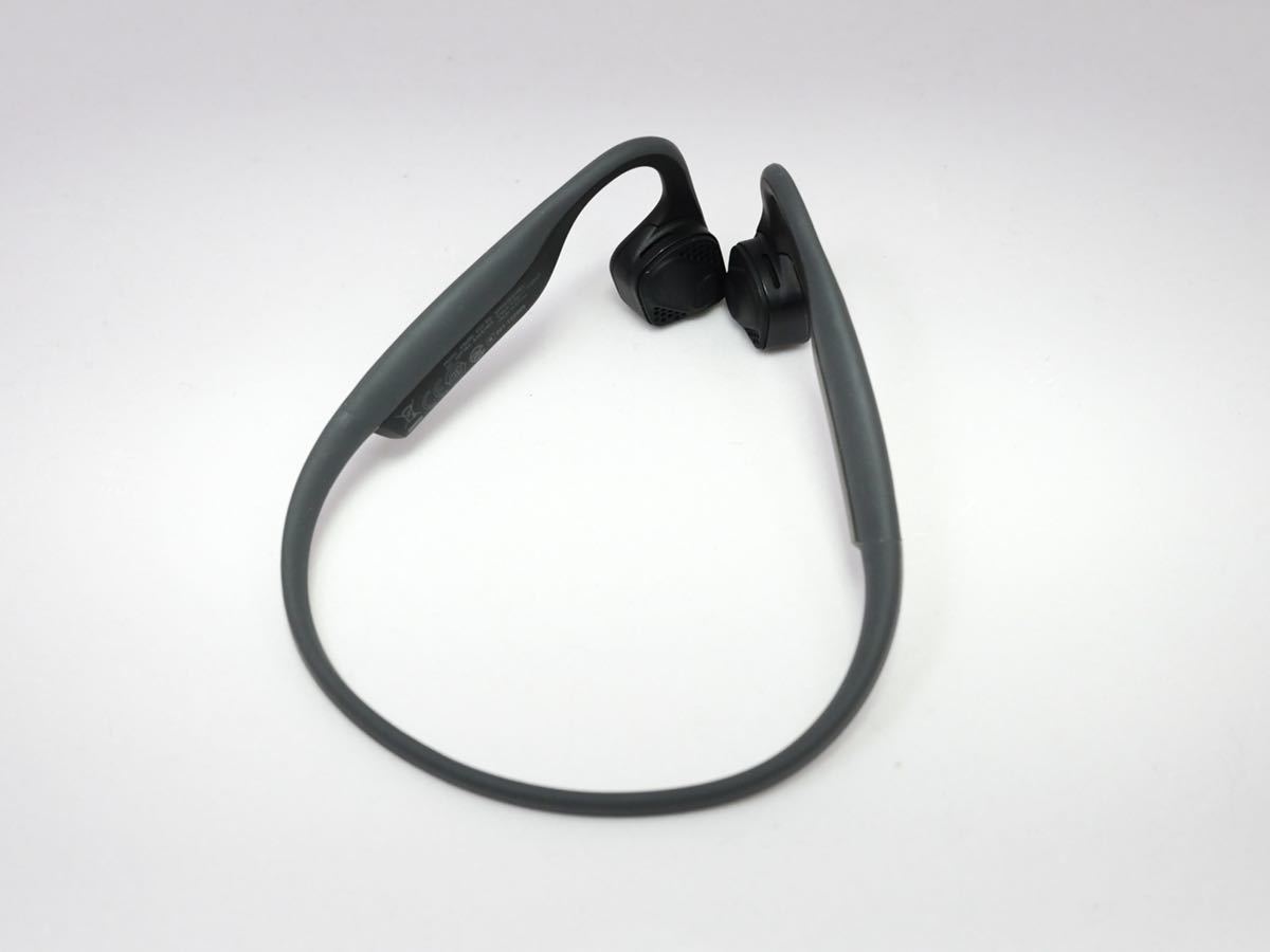 AfterShokz TREKZ TITANIUM 骨伝導ワイヤレスヘッドホン グレー TITANIUM TREKZ AfterShokz スレートグレー ヘッドホン Pro