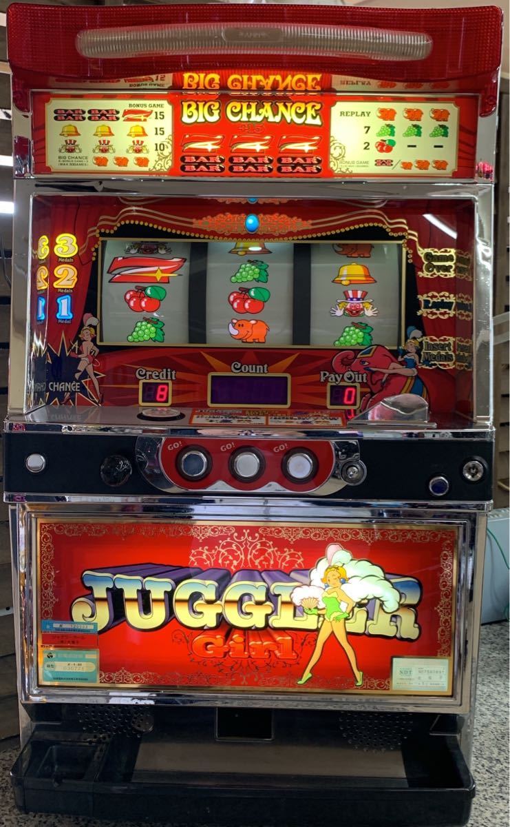 4号機】ジャグラーガール パチスロ実機 パチスロ実機 ジャグラー
