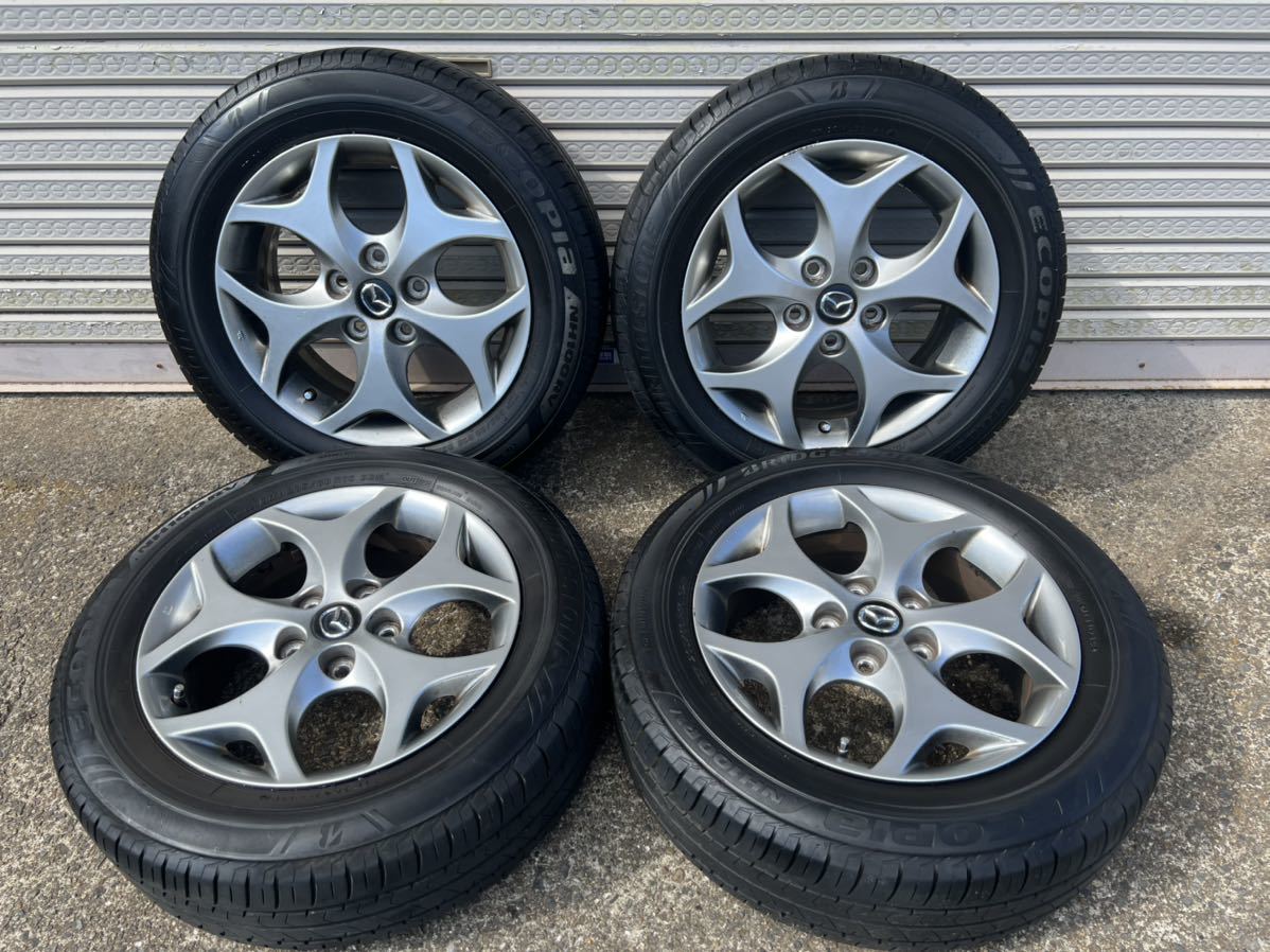 ジョージ　マツダ 純正16インチアルミホイール 16×6 1/2J mazda マツダ 純正 アルミホイール 16インチ 205/60R16 16×61/2J ET50