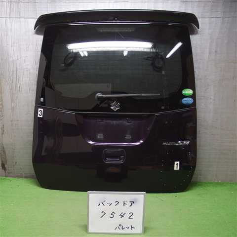 送料無料 H25年 パレット MK21S バックドア リアゲート リア R パレット MK21S リアゲート メッキリアゲートドアハンドル バックドア」の落札 リアゲート(自動車