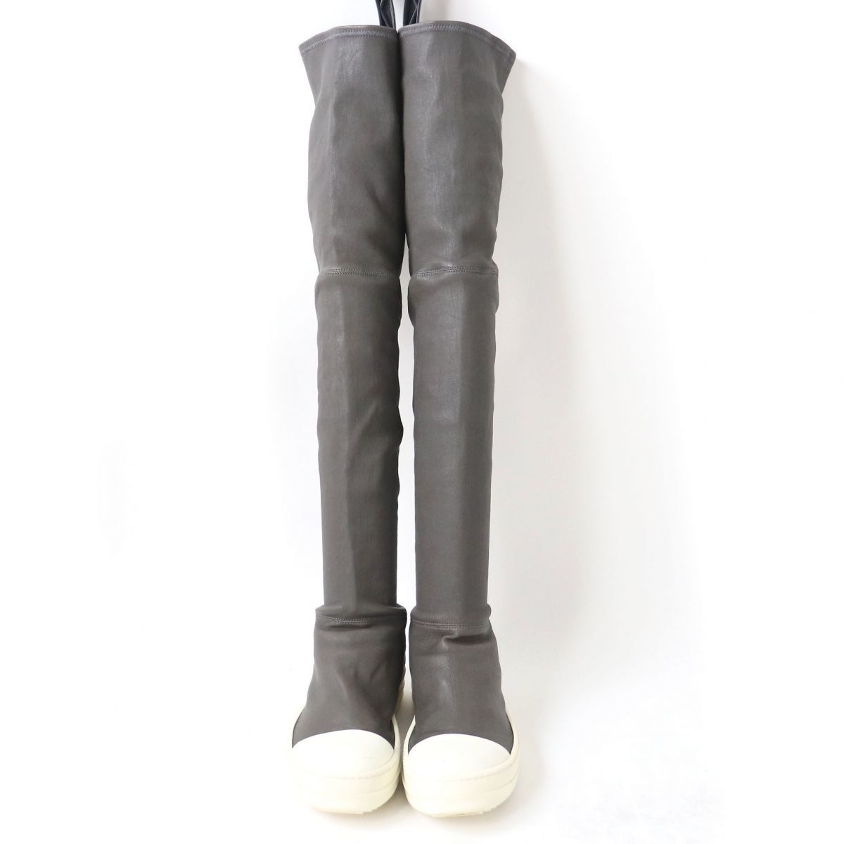 良品◇Rick Owens リックオウエンス ニーハイソックスブーツ 良品◇Rick Owens リックオウエンス ニーハイソックスブーツ