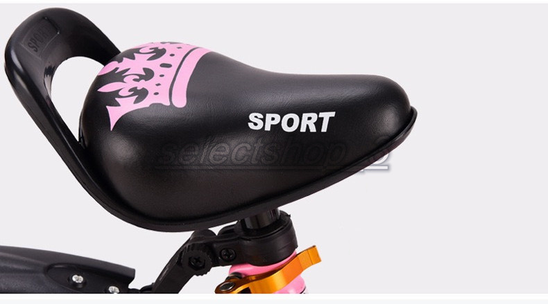 自転車、サイクリング 強くお勧め 子供自転車 キッズバイク ダブルブレーキ 滑り止め 耐磨補助輪付き 折り畳み式 組み立てやすい 誕生日プレゼント 14インチ A207