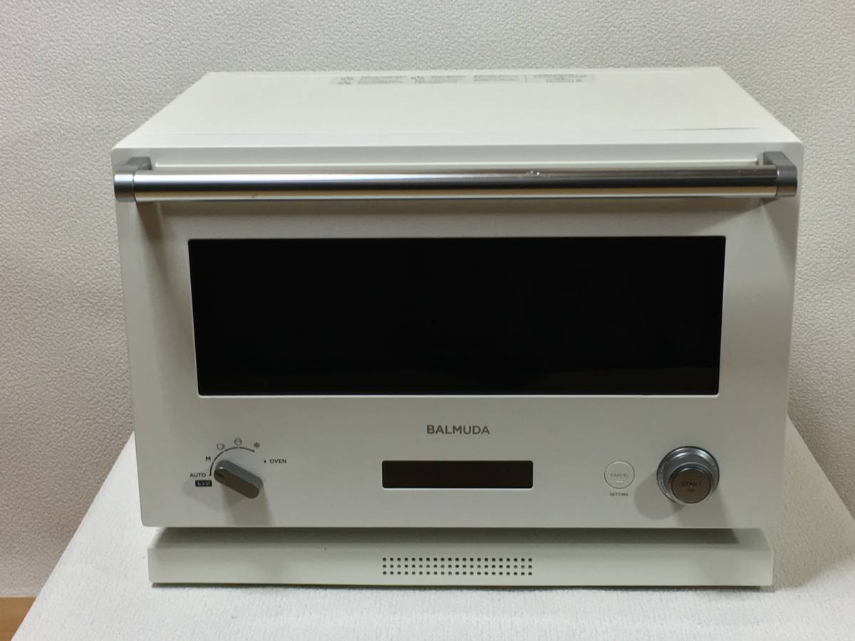 バルミューダ 電子レンジ K04A-WH 動作確認済み 低価，人気SALE】 BALMUDA バルミューダ オーブンレンジK04A-WH 2018年