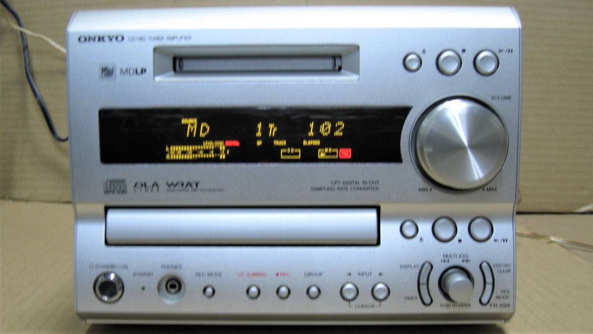 ONKYO FR-X9A ○ONKYO⁄オンキョー MD⁄CD⁄ラジオ システムコンポ CD FR-