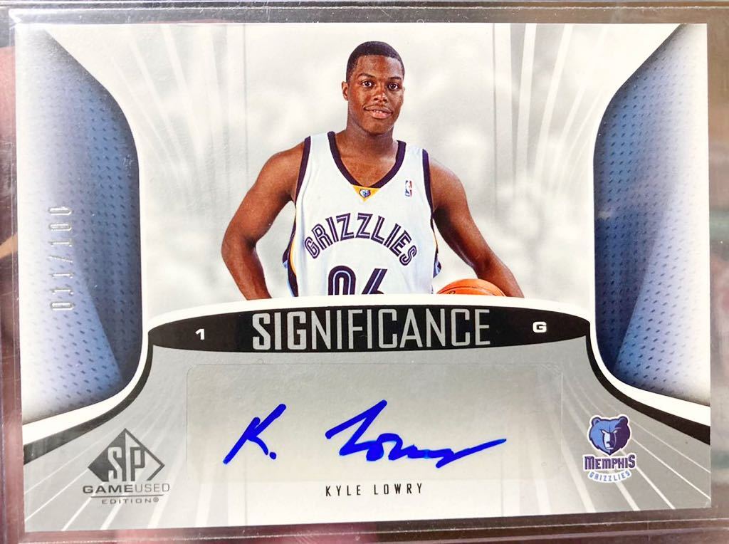 RC】100枚 限定 auto Kyle Lowry 2006-07 Upperdeck SP カイル 